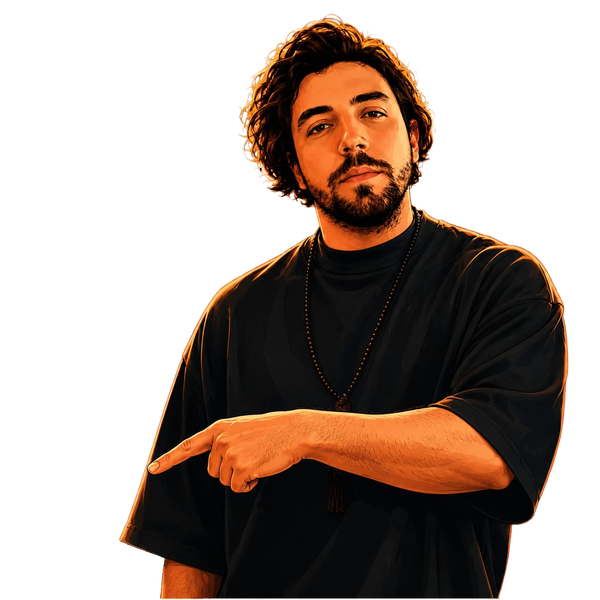 Diego Biazotto apontando, acesso ao grupo privado